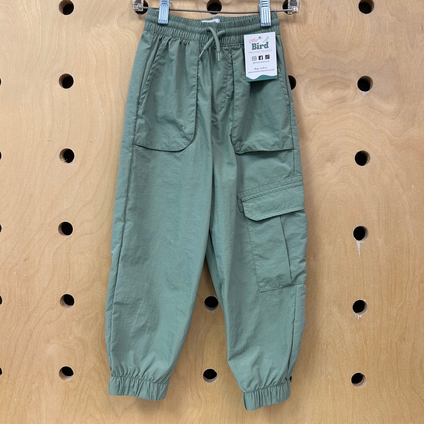 Green Quick Dry Cargo Joggers