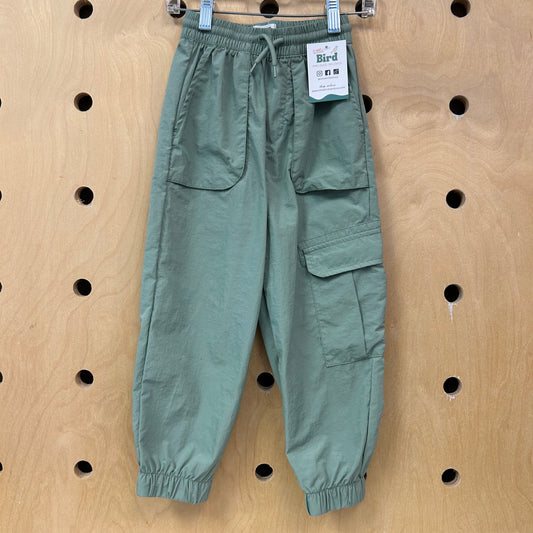 Green Quick Dry Cargo Joggers