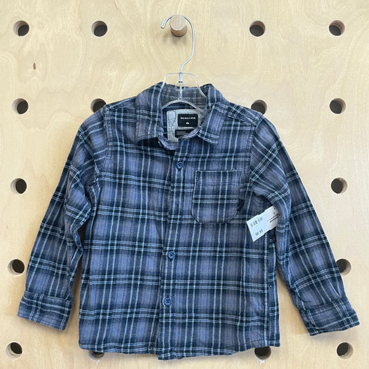 Blue Plaid Button Up