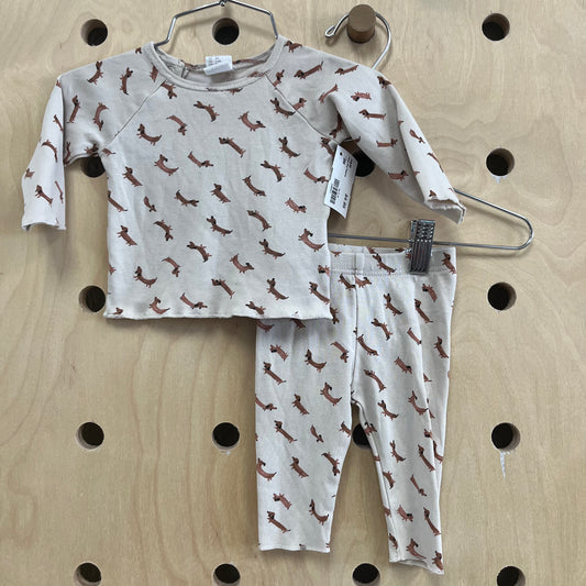 Beige Dog Pajamas