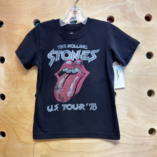 Black Rolling Stones '78 Tee
