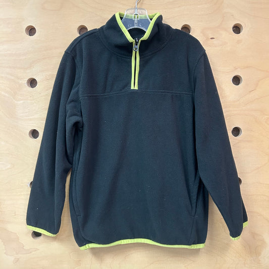 Black & Lime Fleece 1/4 Zip