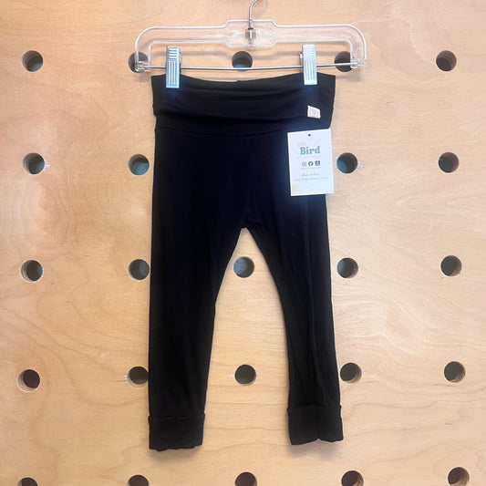 Black Bamboo-Blend Pants