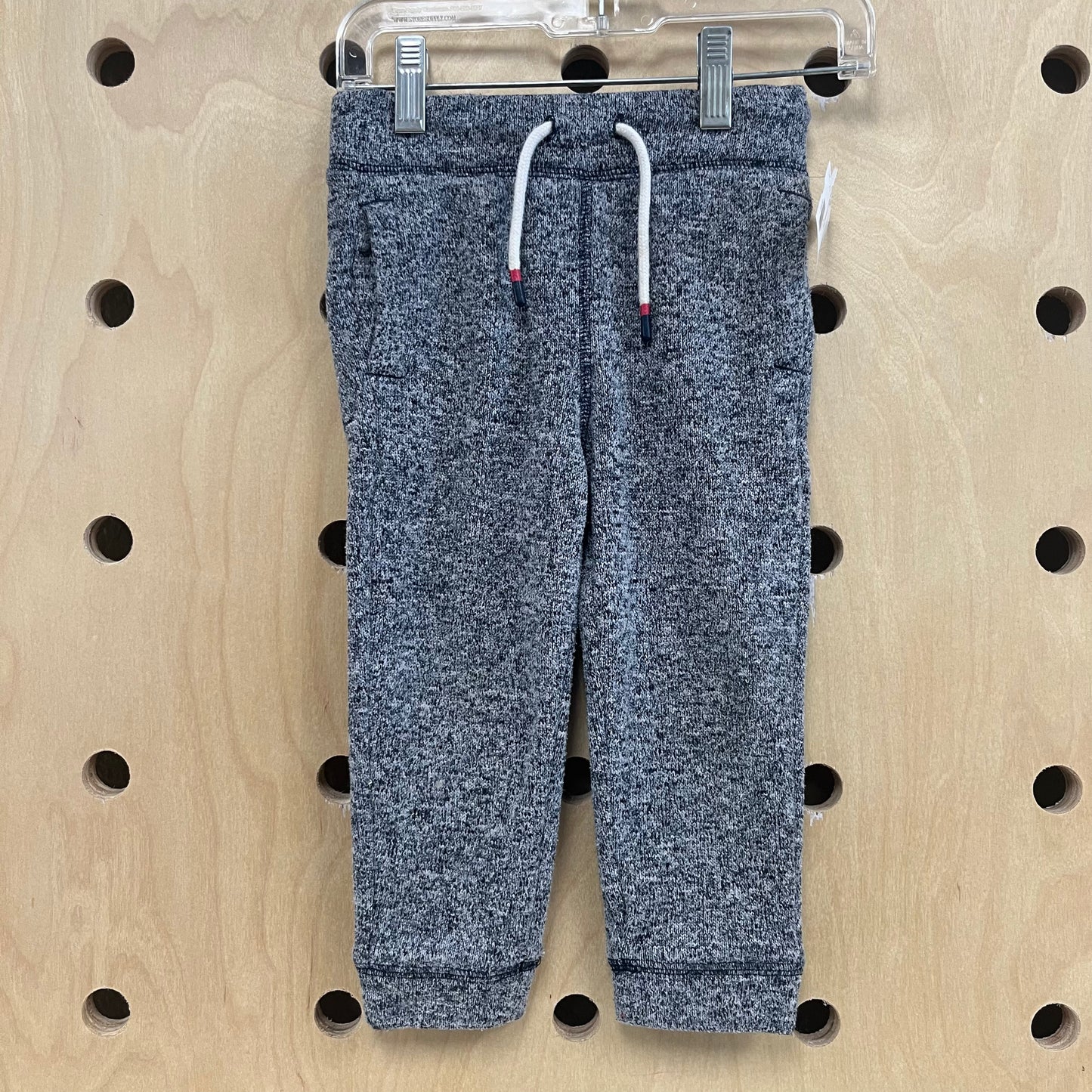 Blue Heathered Drawstring Pants
