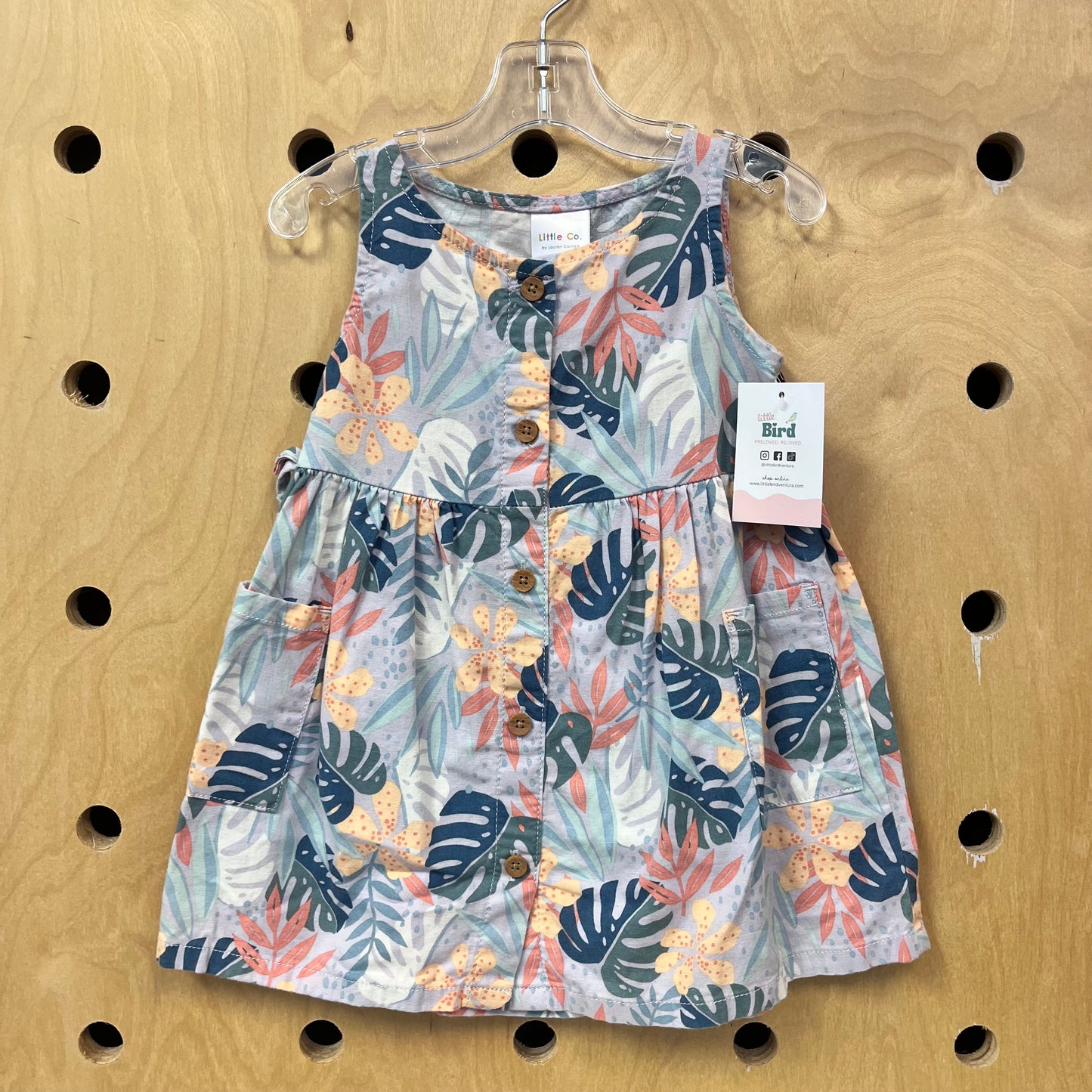 Organic Tropical Linen Blend Dress