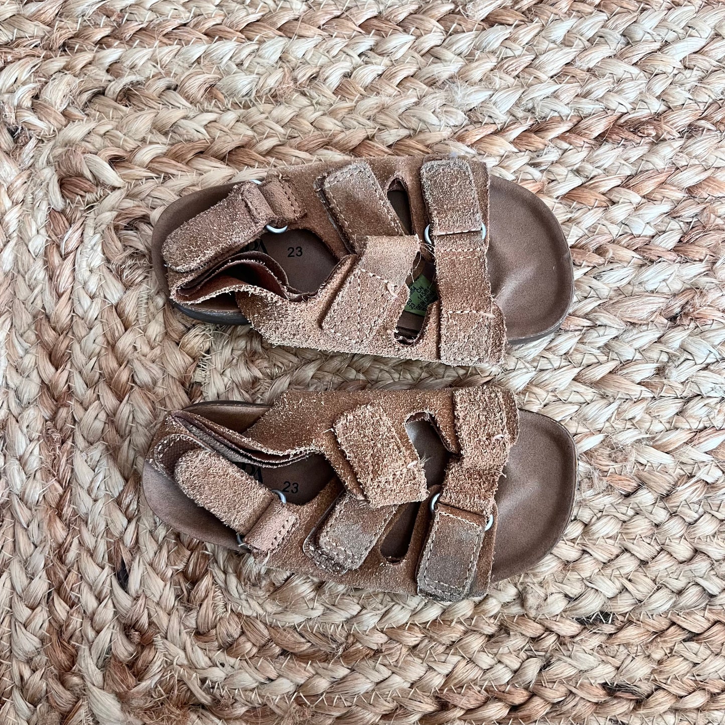 Brown Velcro Sandals