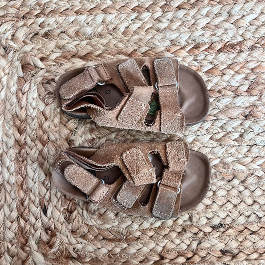 Brown Velcro Sandals