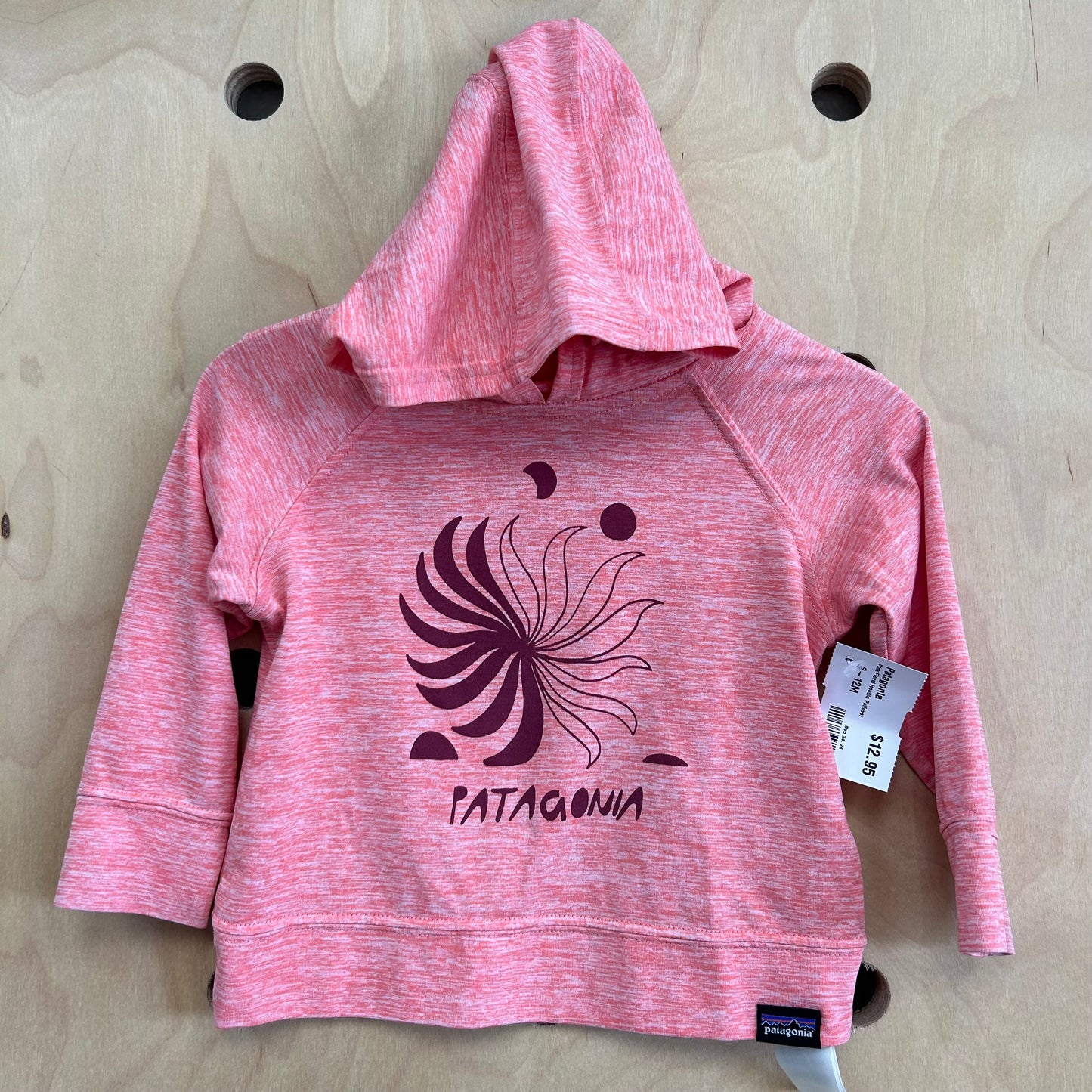 Pink Floral Hoodie Pullover