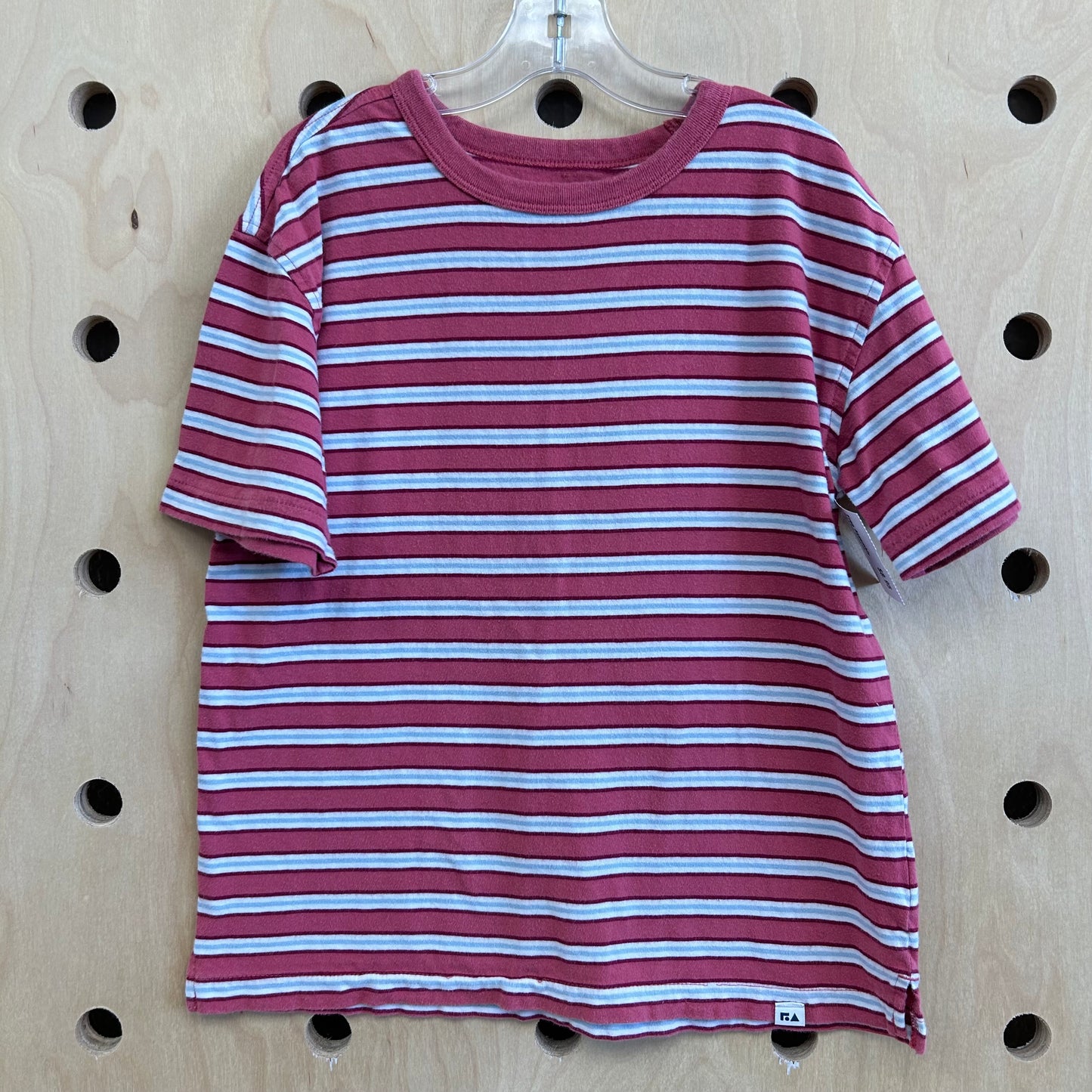 Red & Blue Striped Tee