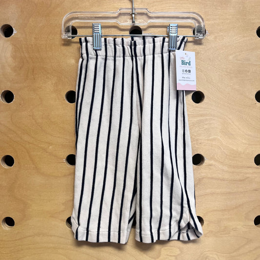 Navy/White Striped Soft Pants