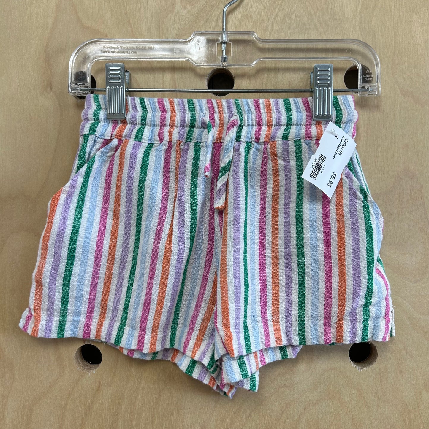 Colorful Striped Shorts