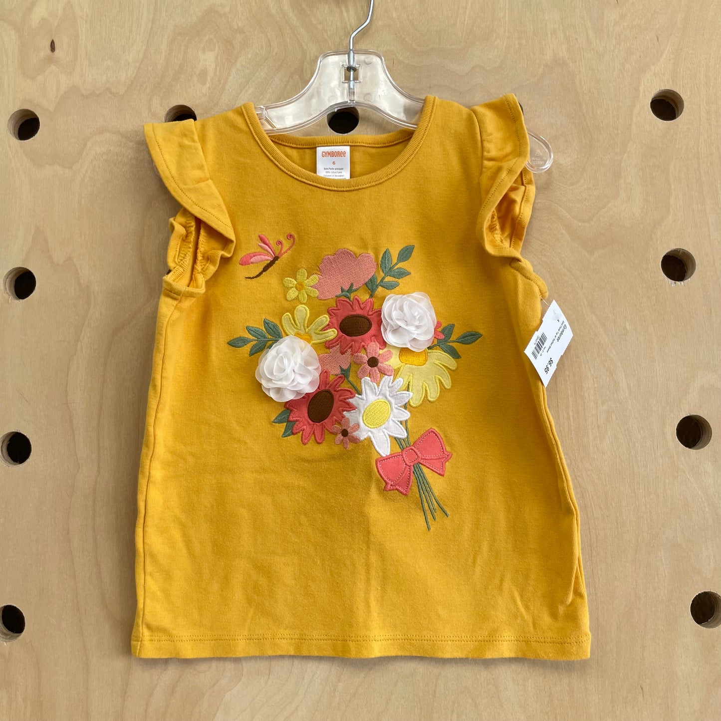Gold Floral Top