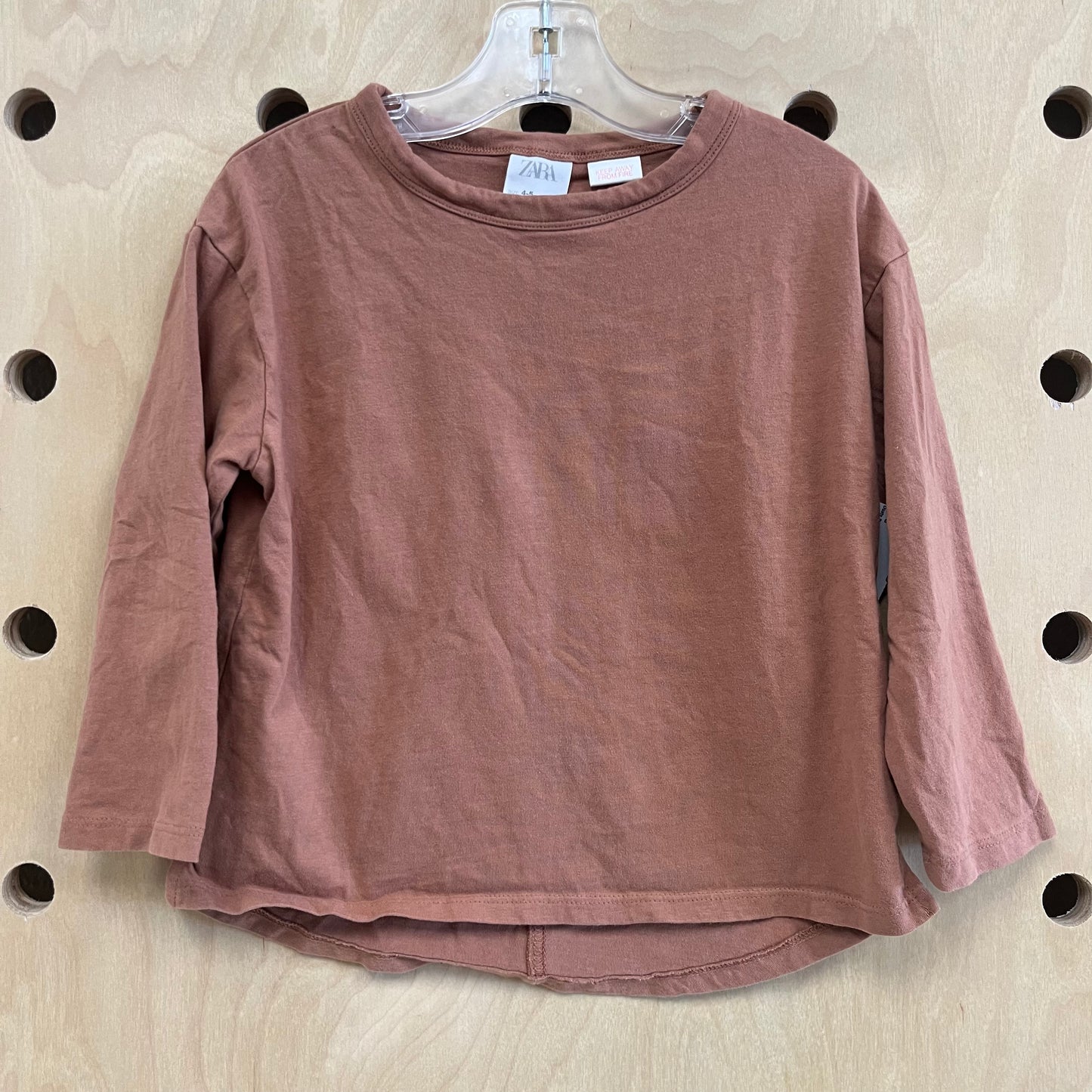 Dusty Brown LS Tee