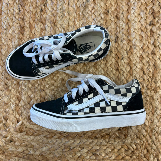 Black/White Checkerboard Shoes