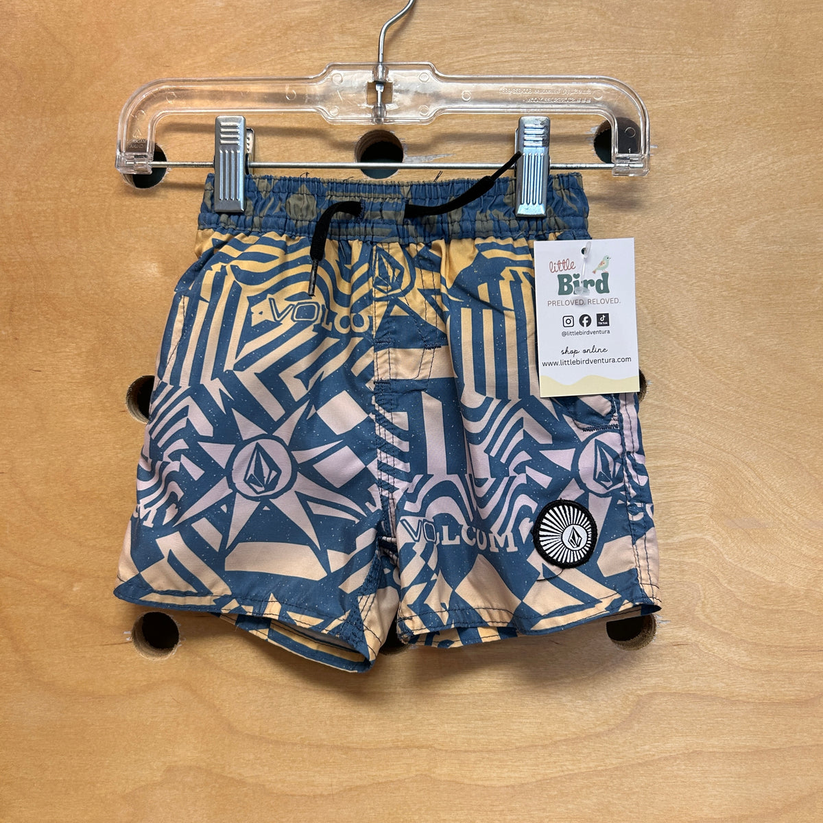 Blue/Yellow Diamond Swim Trunks