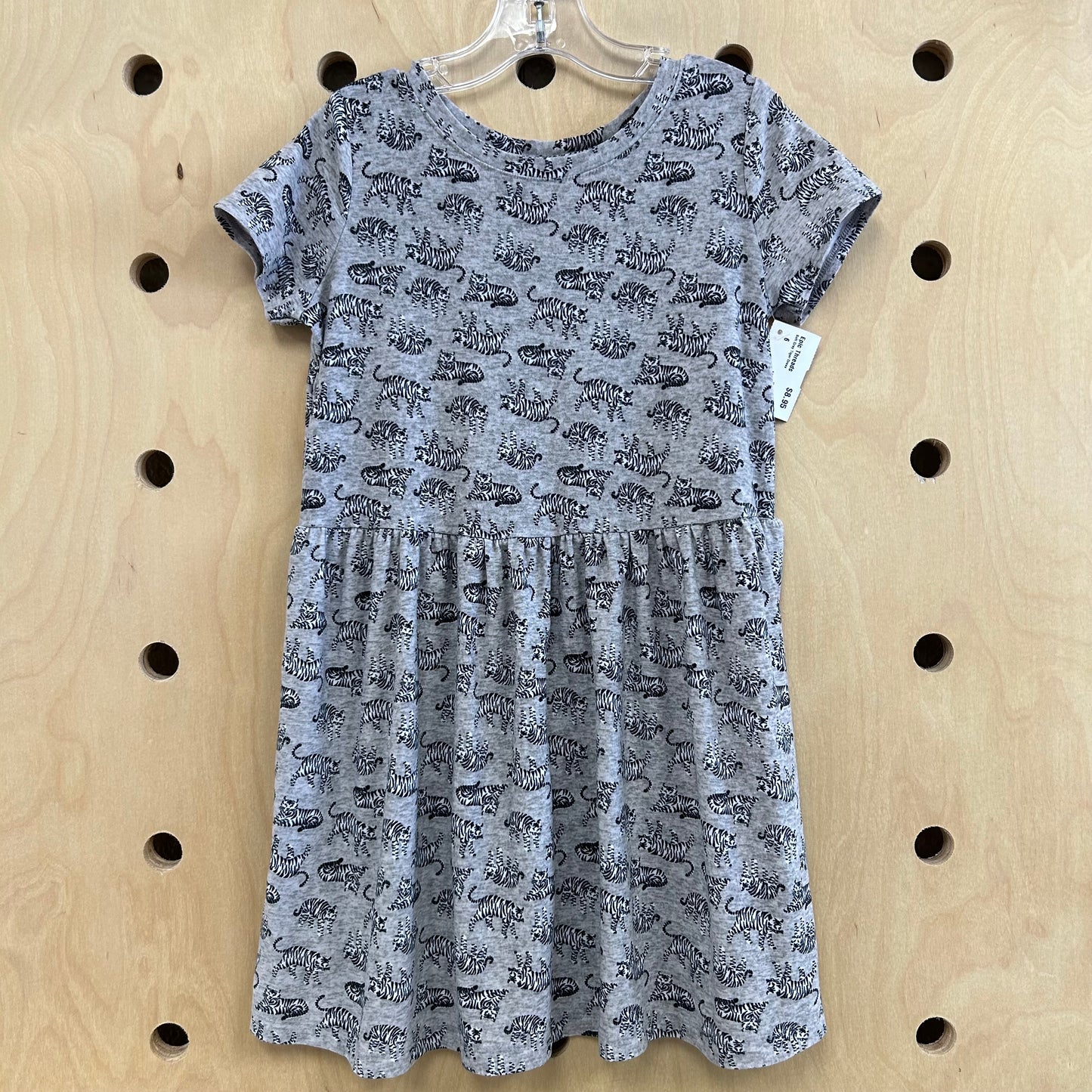 Soft Grey Tiger Dress