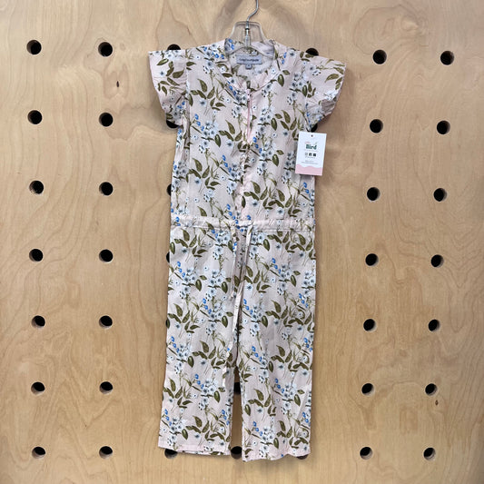 Blush Floral Cotton Romper