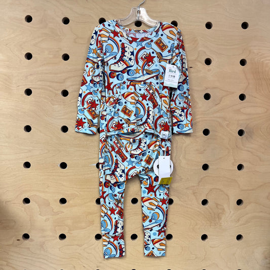 Retro Skate Bamboo Romper NEW!