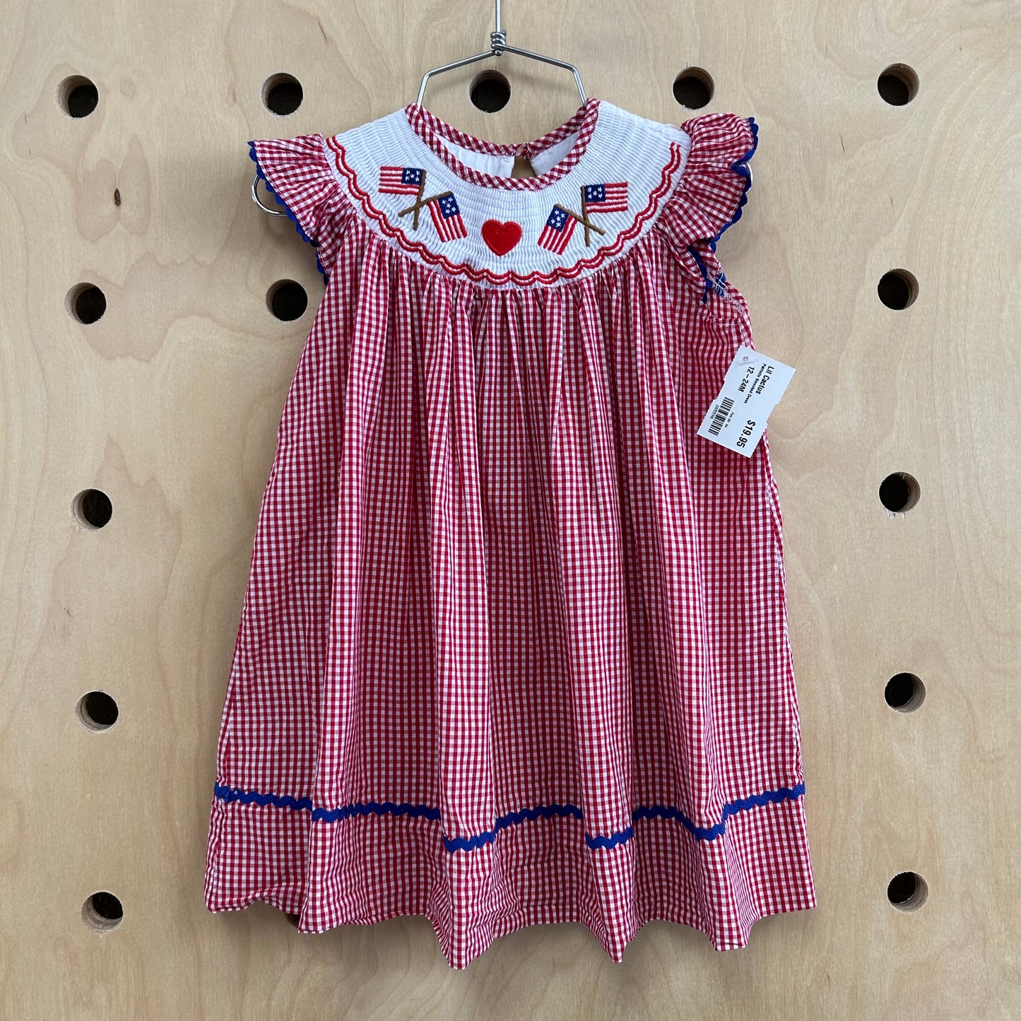 Patriotic Smocked Dress