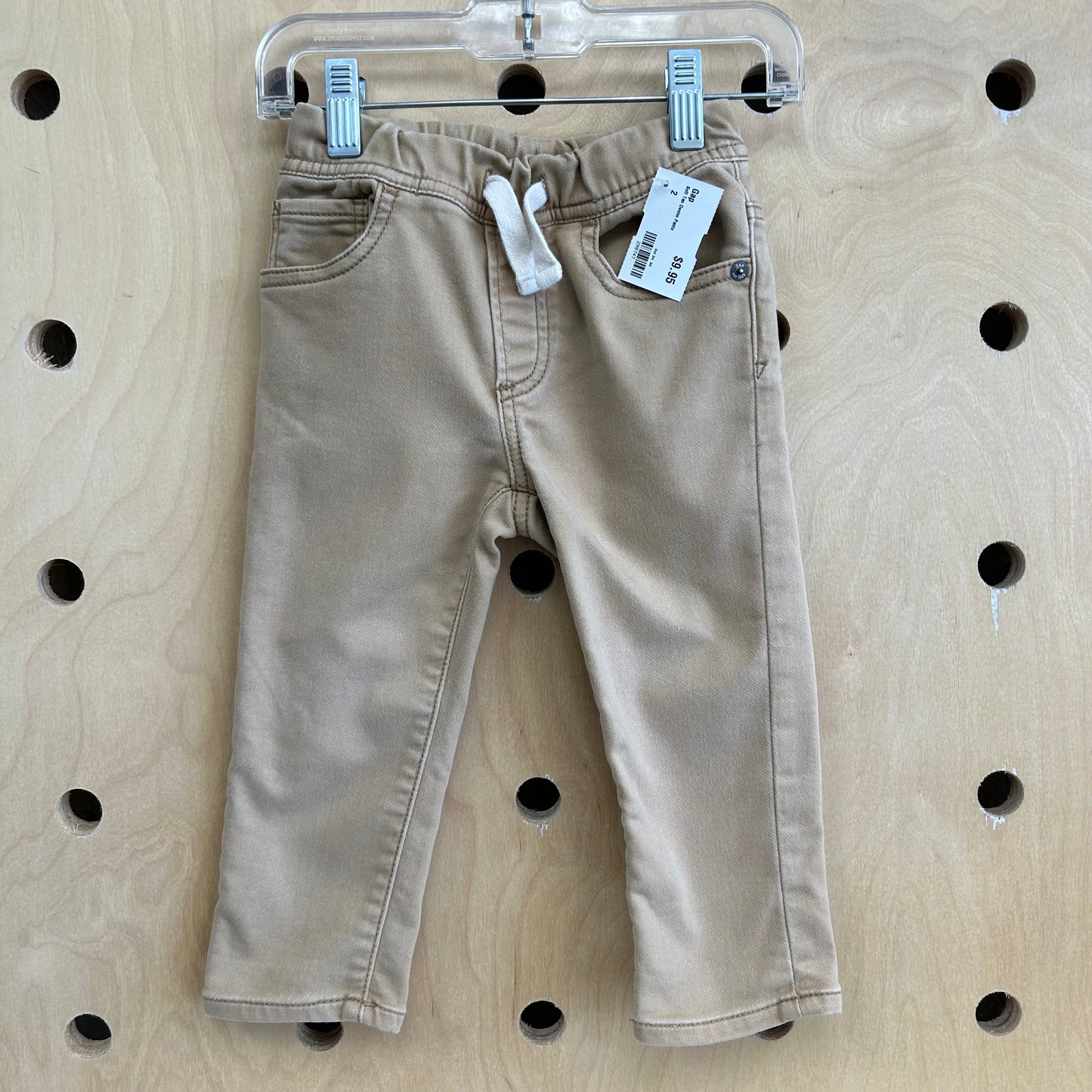 Soft Tan Denim Pants