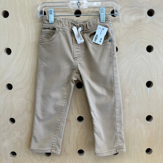 Soft Tan Denim Pants