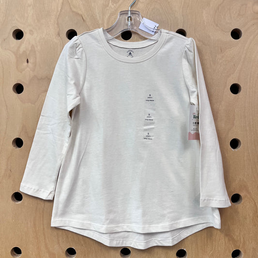 Pale Yellow LS Tee NEW!