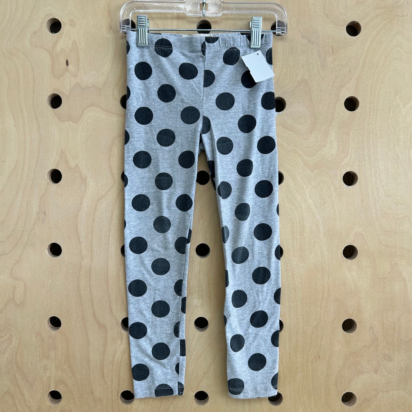 Grey Polka Dot Leggings