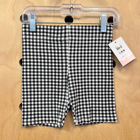 Black/White Plaid Shorts