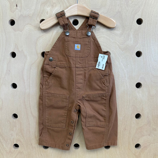 Brown Canvas Overalls