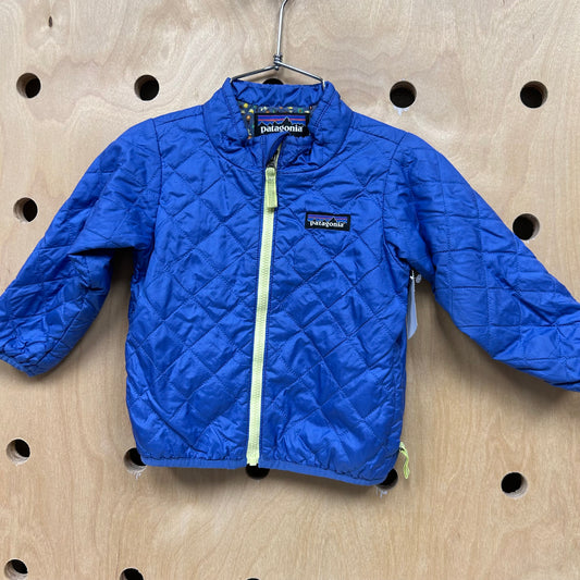 Nano Puff Jacket Blue Floral