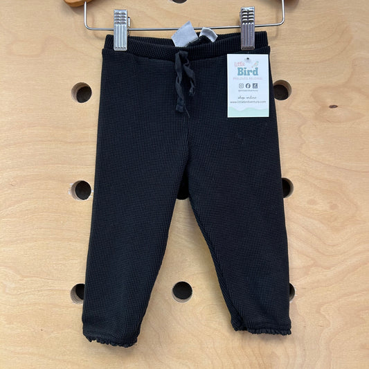 Black Waffle Leggings