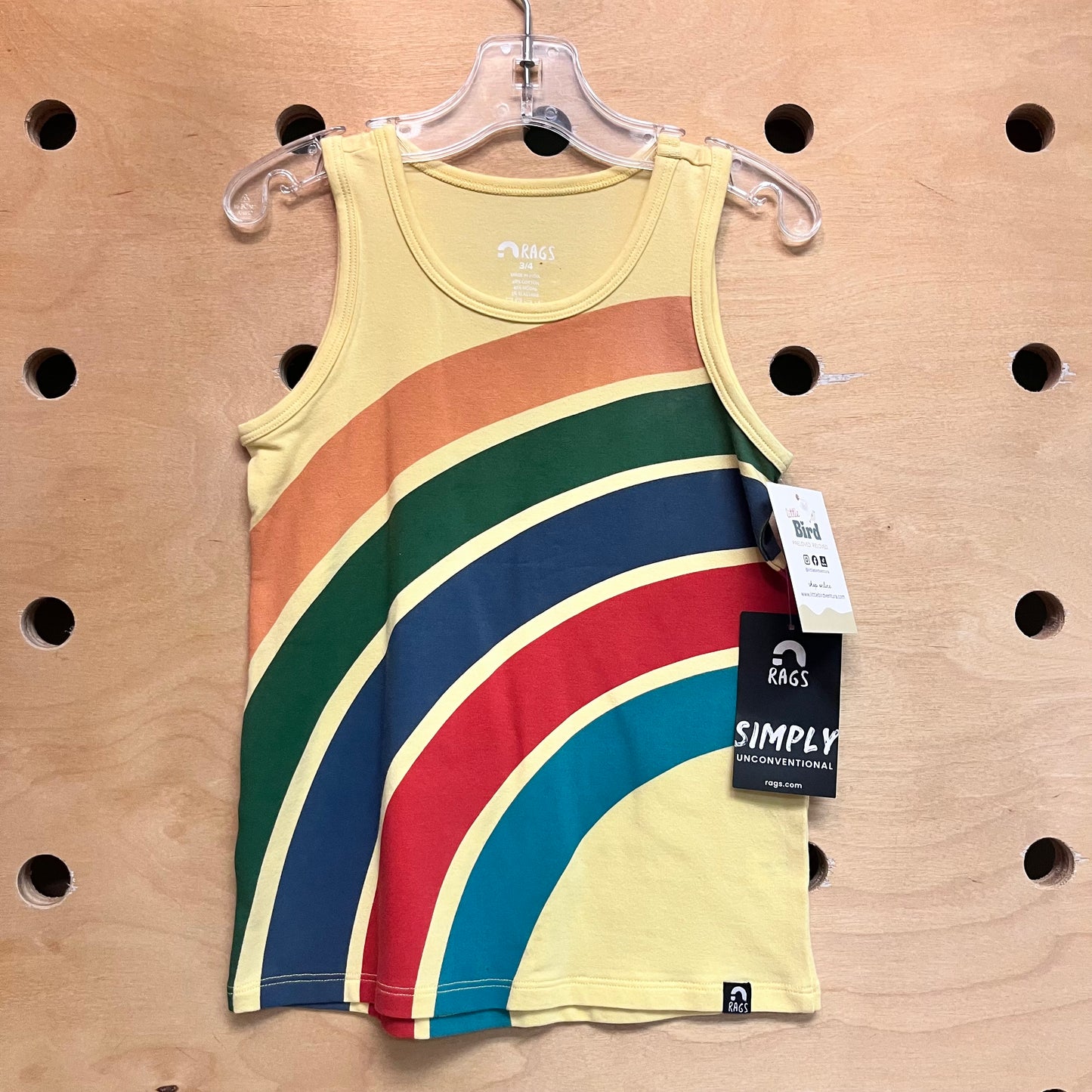 Yellow Rainbow Tank NEW!