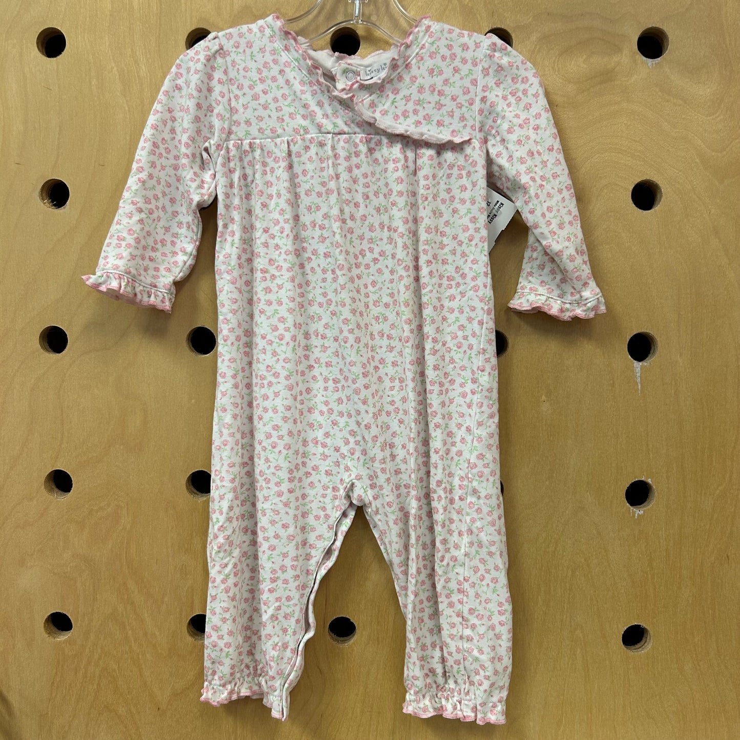 White Roses Snap Romper