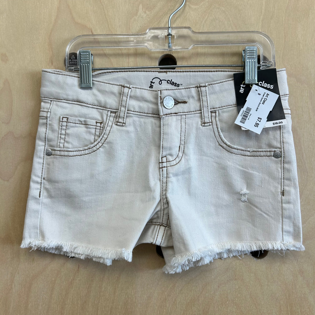 Cream Denim Shorts NEW!