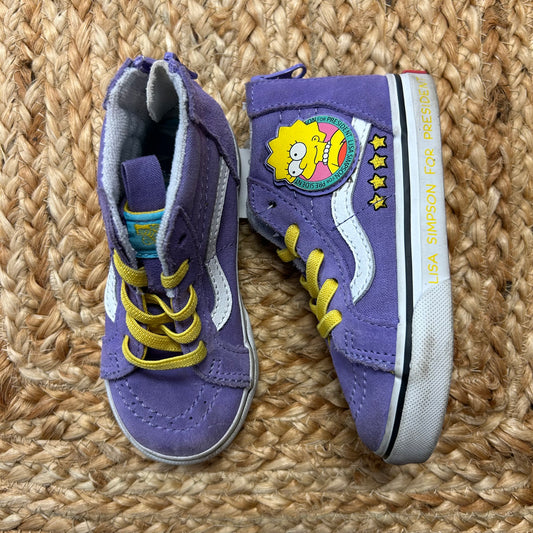 Purple Lisa Simpson Hi Tops
