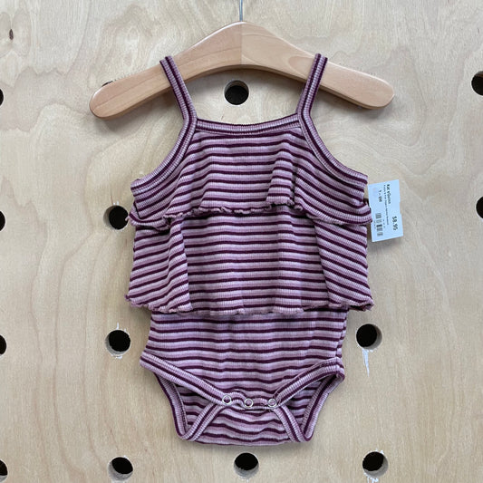 Purple & Pink Organic Skirted Bodysuit