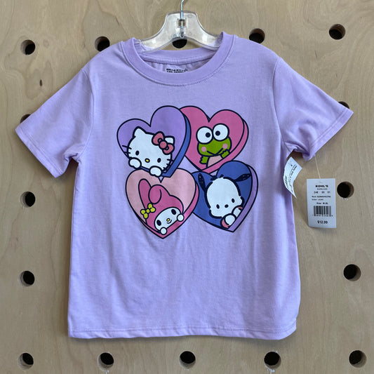 Purple Sanrio Hearts Tee NEW!