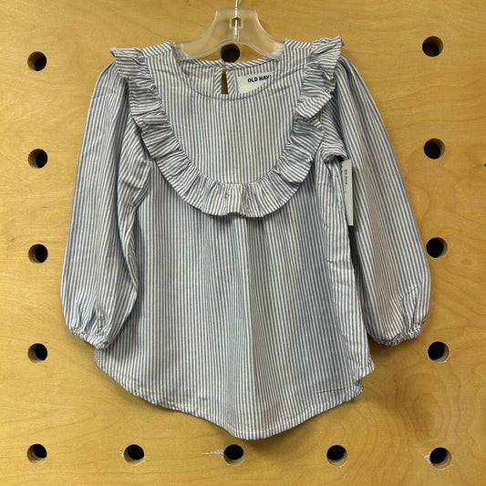 Blue/White Striped LS