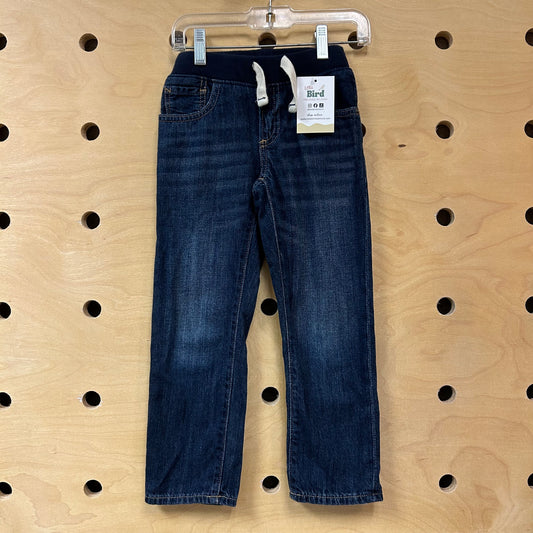 Dark Wash Straight Leg Denim