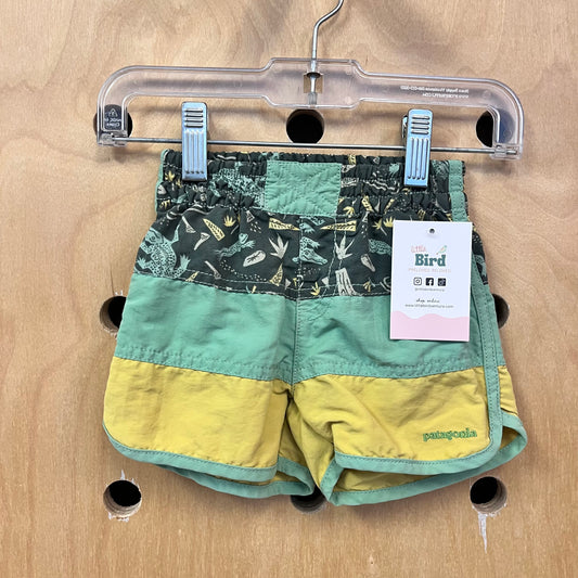 Colorblock Frogs Baggies Shorts