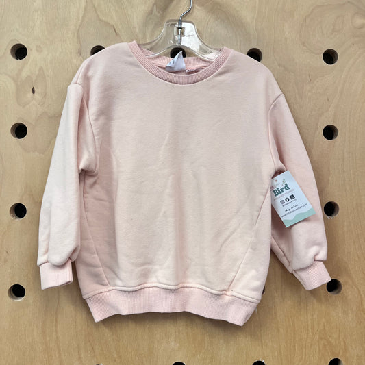 Apricot Pink LS Crewneck
