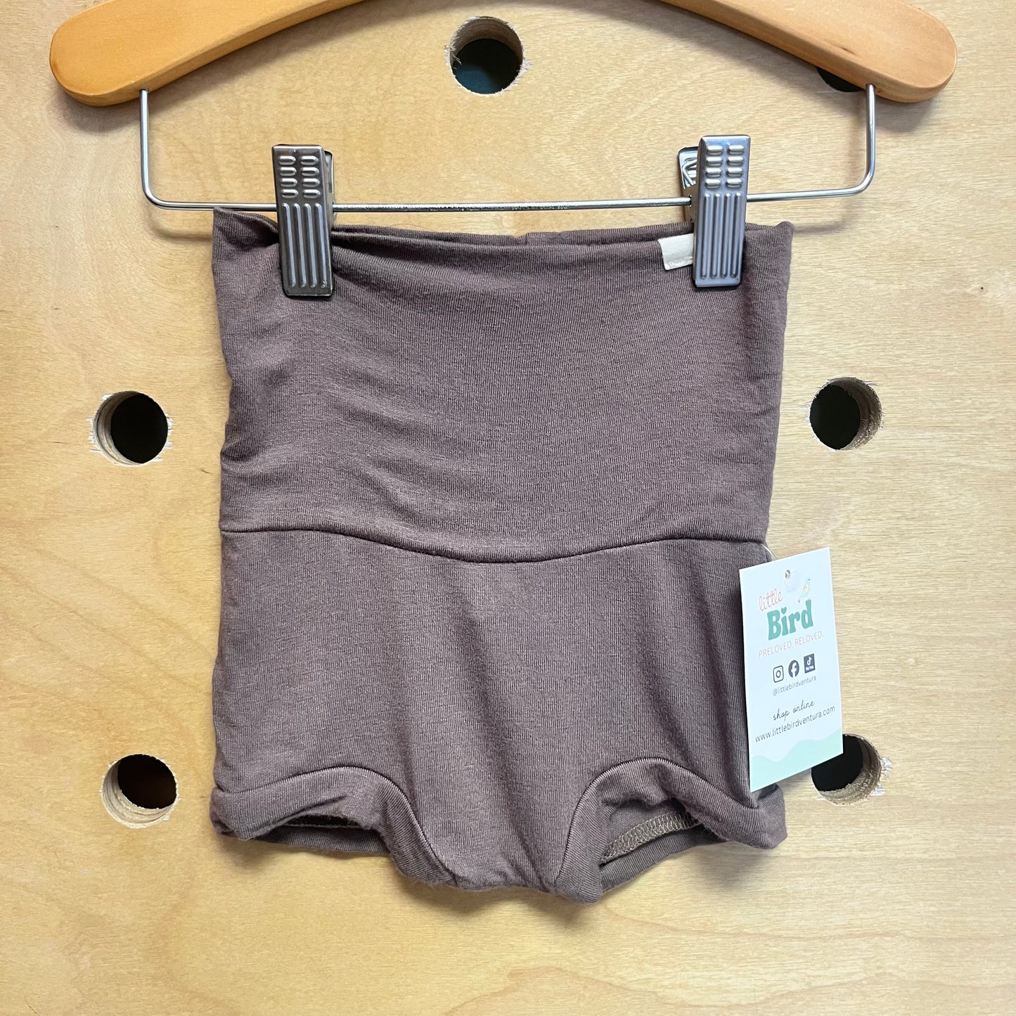 Brown Bamboo Shorties