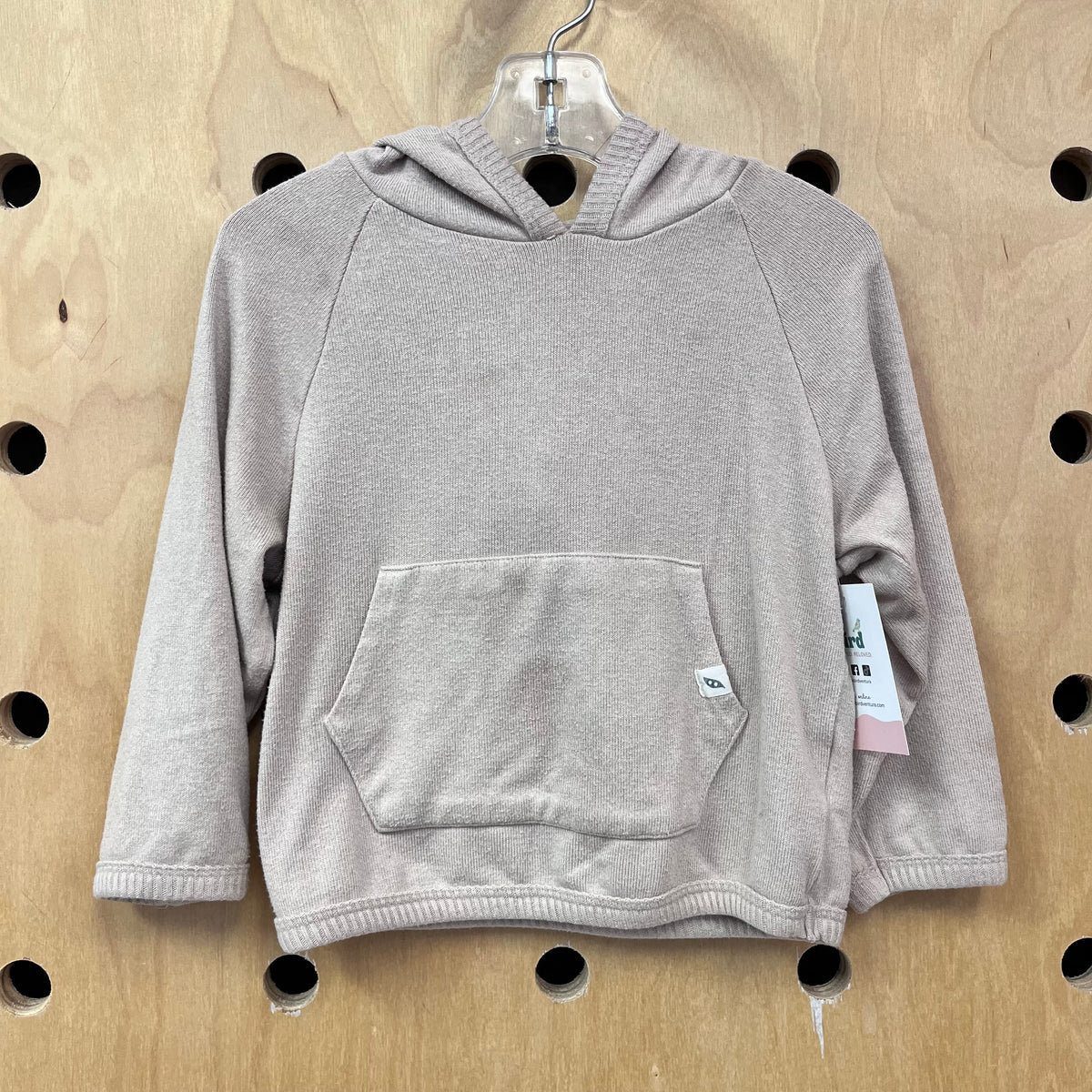 Lightweight Beige Hoodie