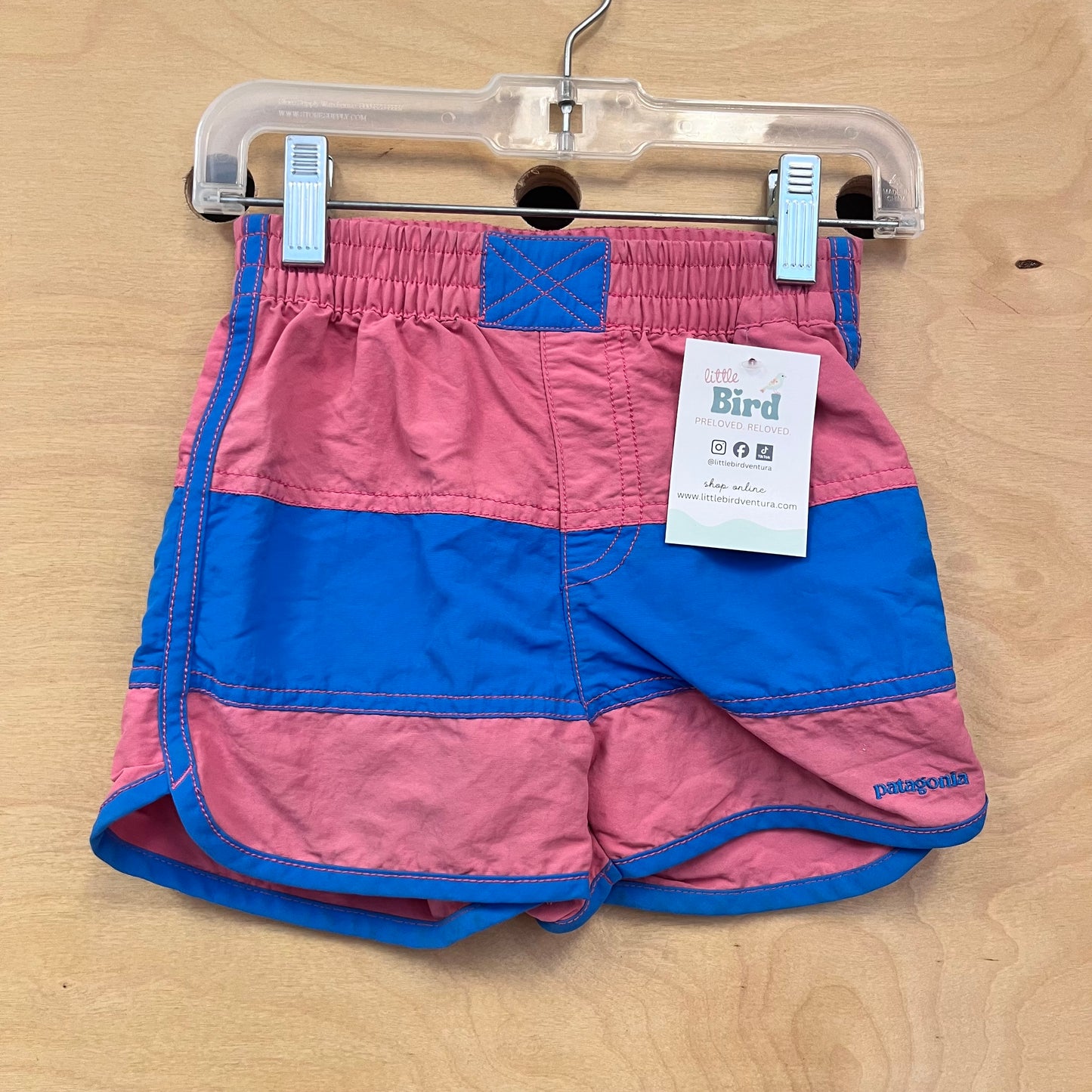 Salmon & Blue Baggies Shorts