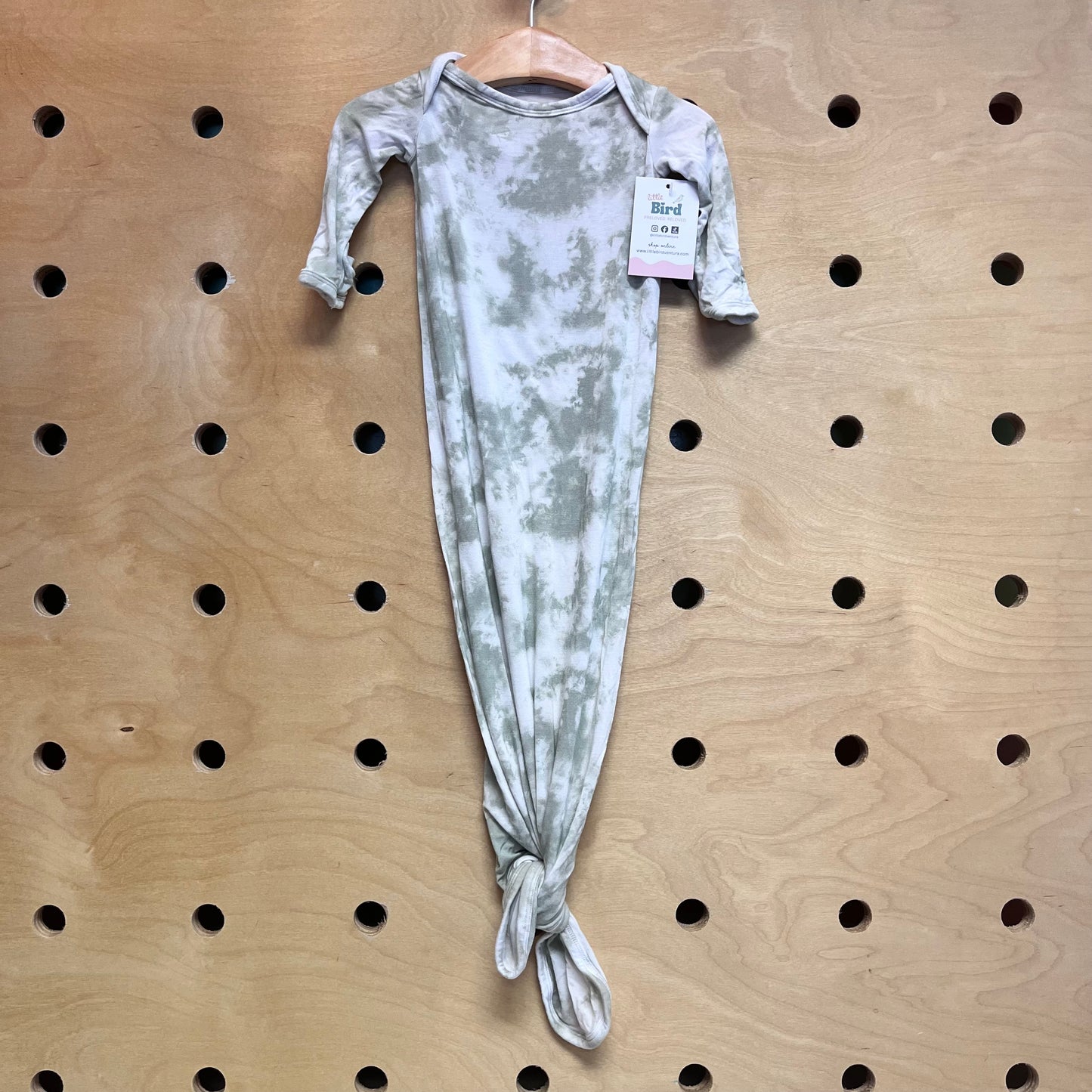 Green Tie Dye Bamboo Knotted Sleep Sack