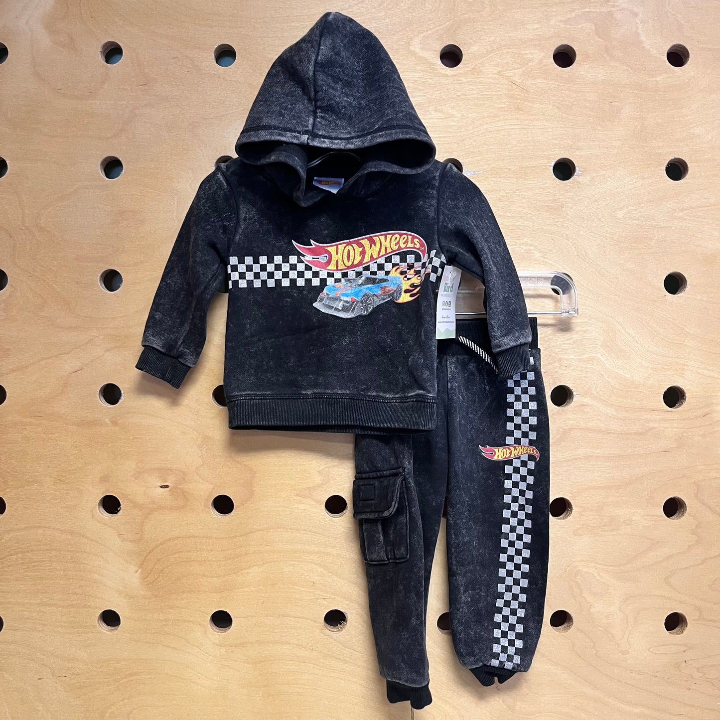 Black Checkered Hot Wheels Outfit