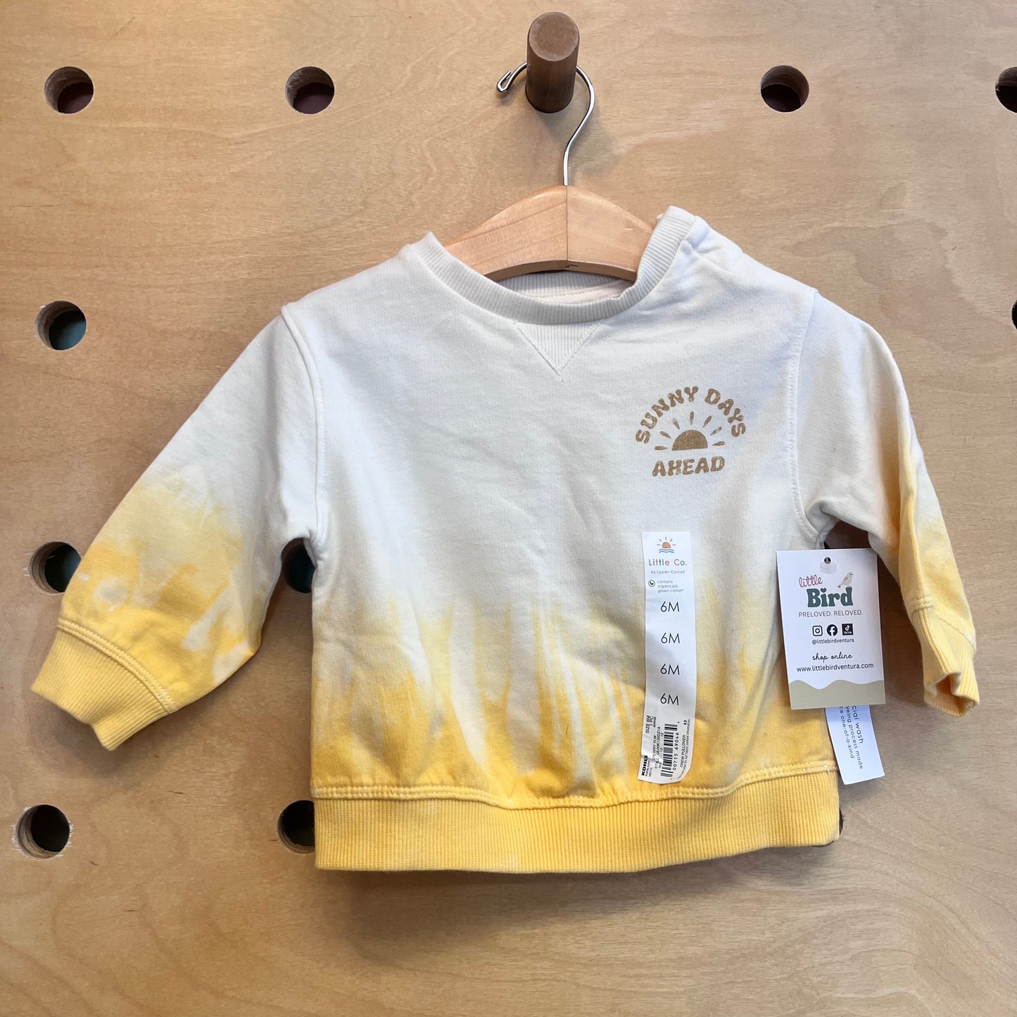 Organic Yellow Ombre 'Sunny' LS NEW!