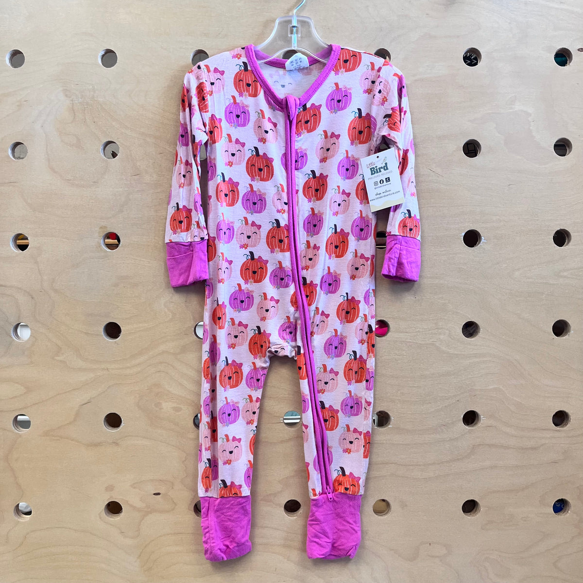 Pink/Fuschia Pumpkin Bamboo Zippy