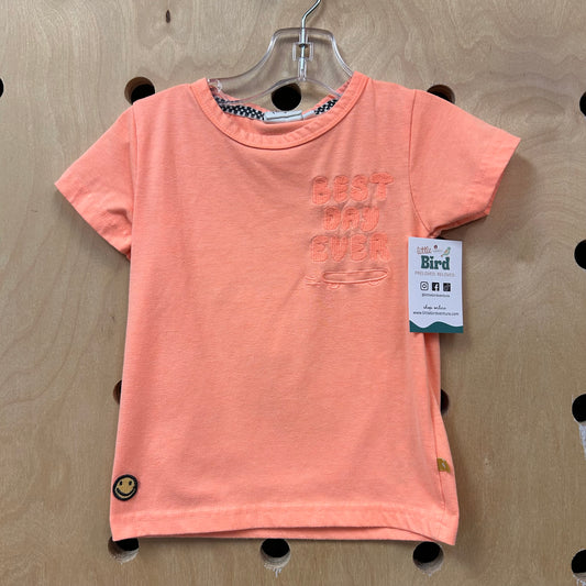 Electric Orange Best Day Ever Tee