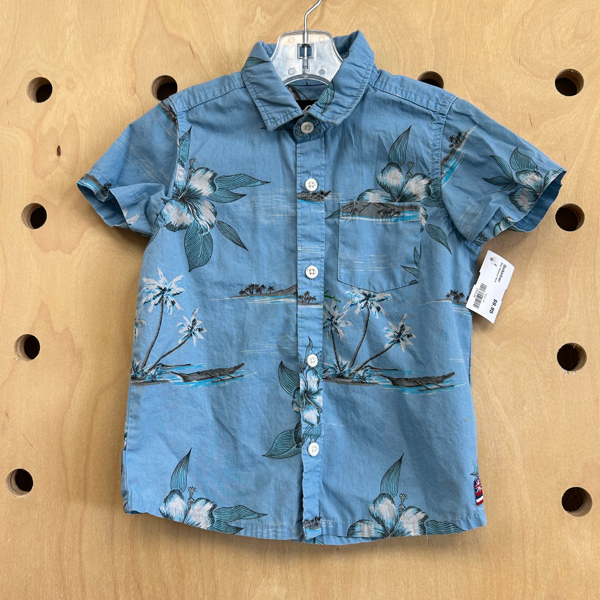 Blue Hibiscus Shirt